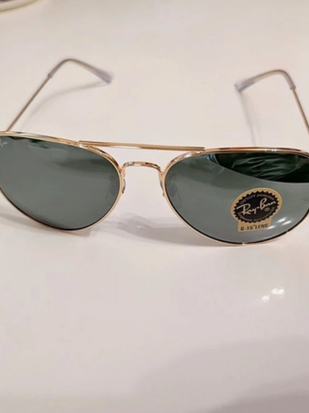 Ray-Ban Aviator Sunglasses Gold & Polarized